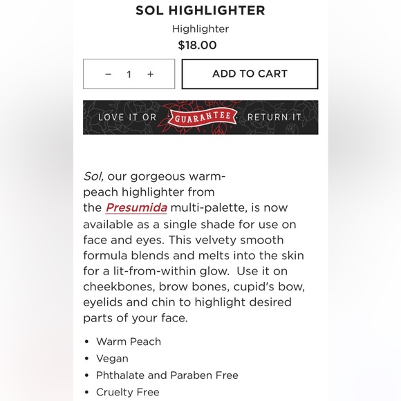 Reina Rebelde Sol Highlighter - Picture 3 of 4